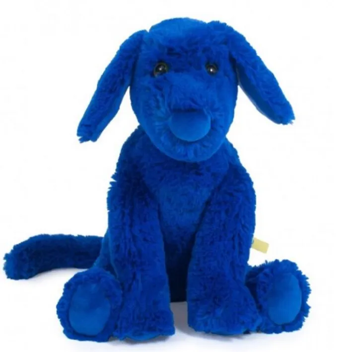 Peluche cane blu