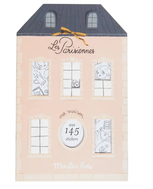 Libro da colorare+adesivi " Le Parisiennes"