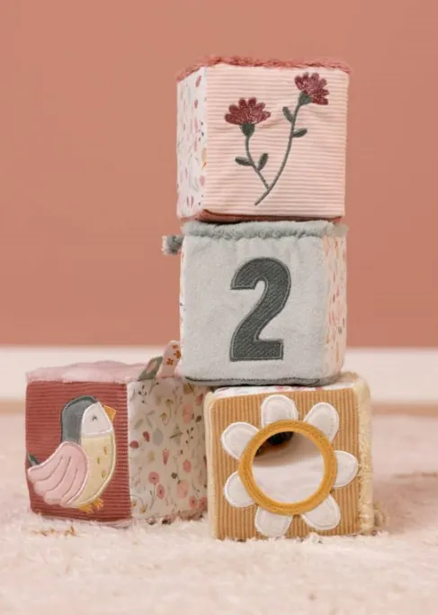 Set di cubi morbidi Flowers and Butterflies