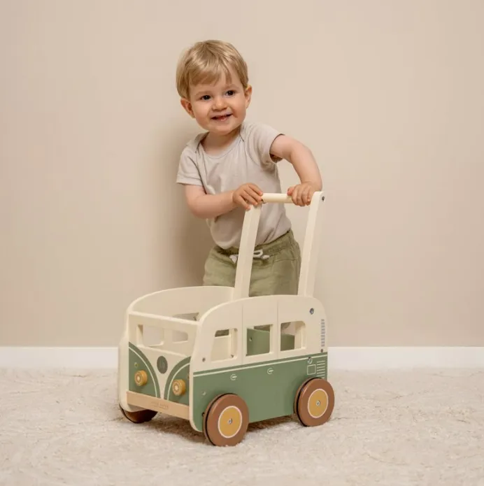 Carrellino primi passi Campervan Vintage