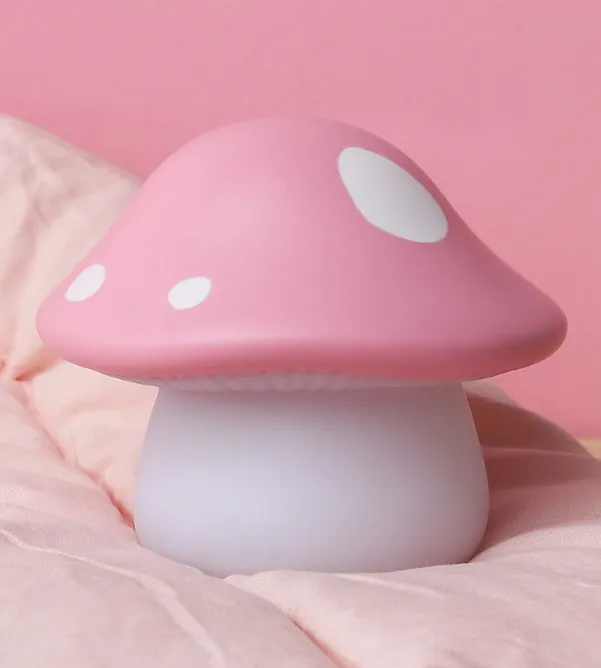 Luce led da cameretta fungo rosa