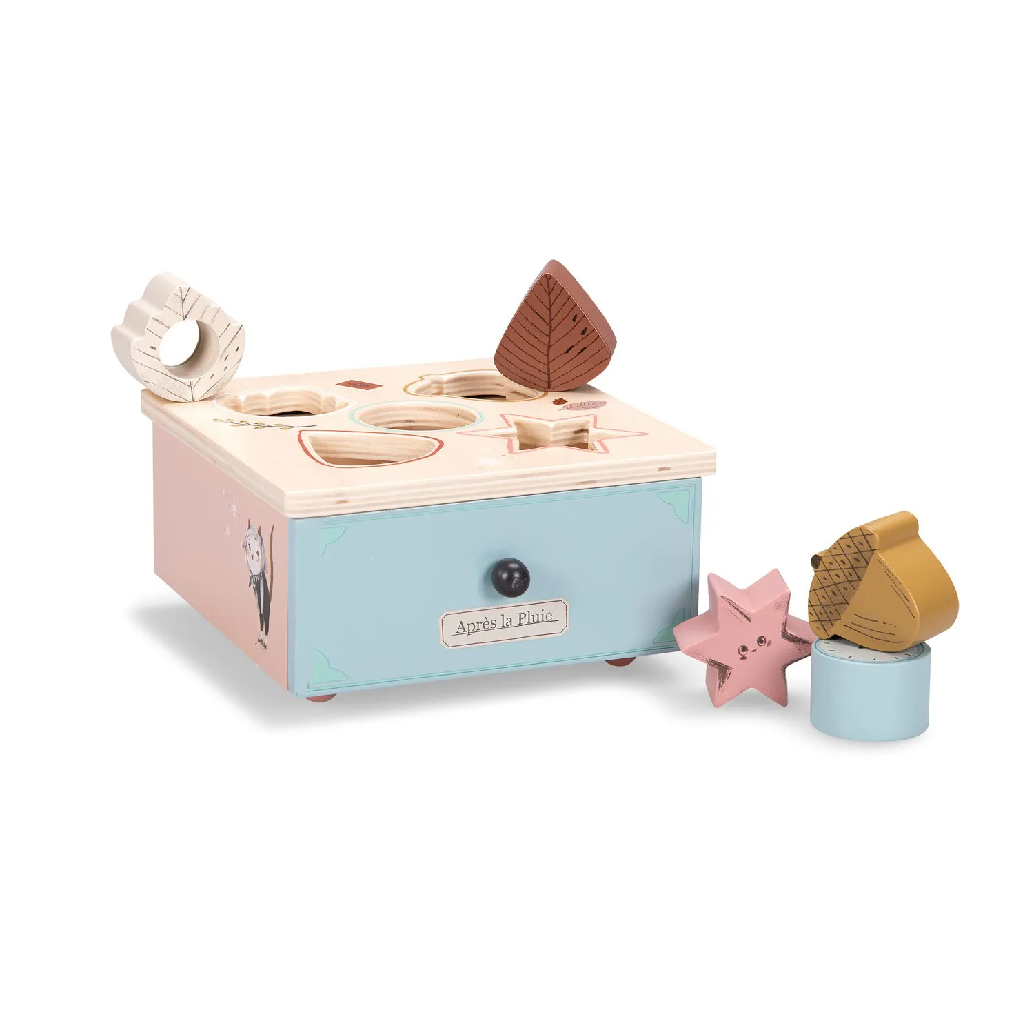 Scatola con forme incastrabili