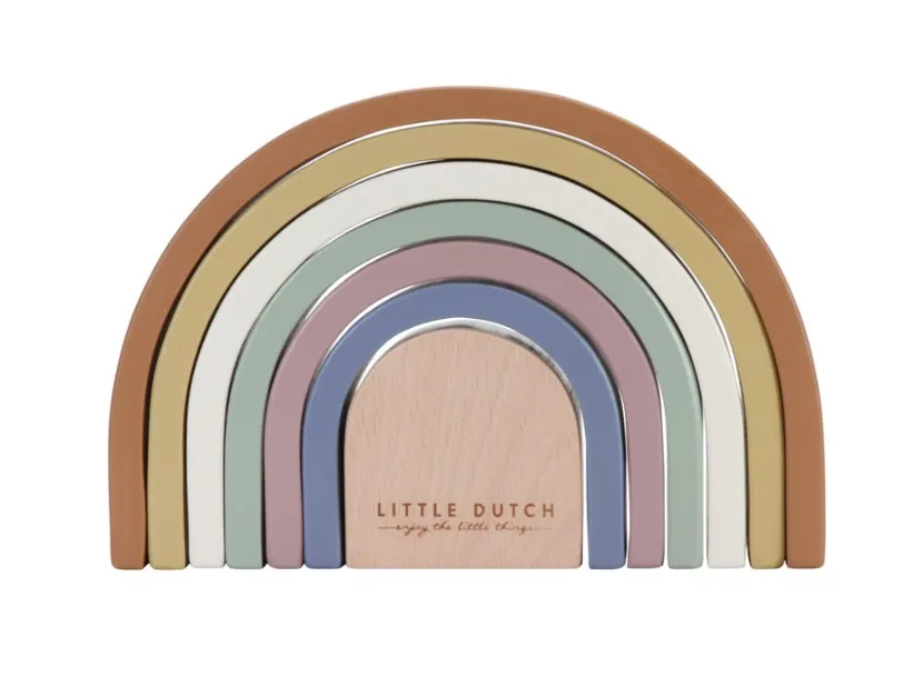 Arcobaleno in legno vintage