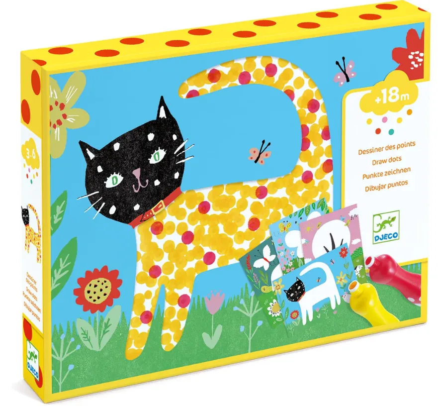Primo kit colorare con i pois
