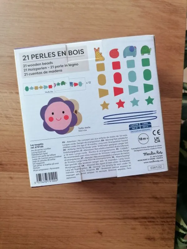 Gioco con perle da infilare