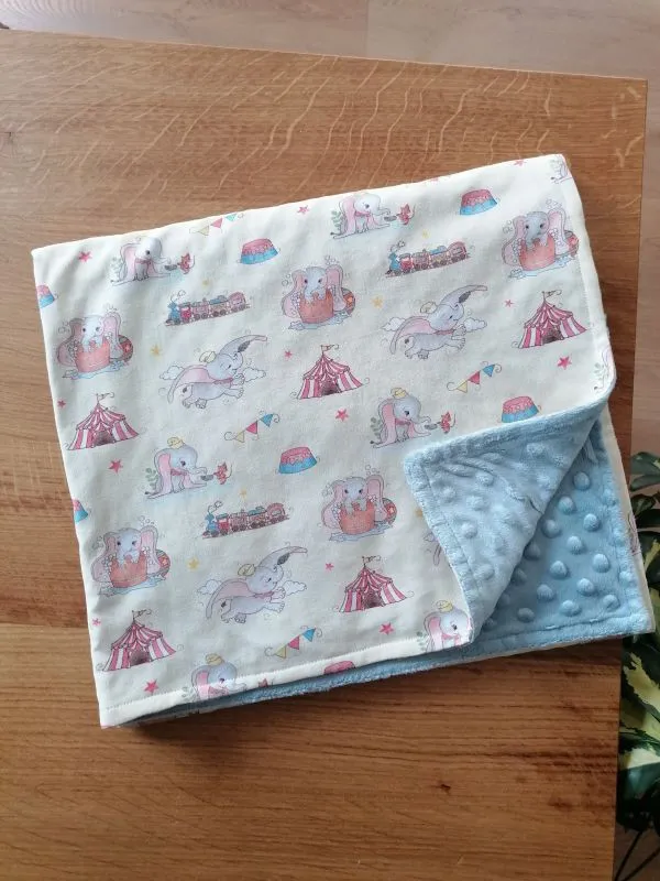 Copertina in cotone e pile Dumbo