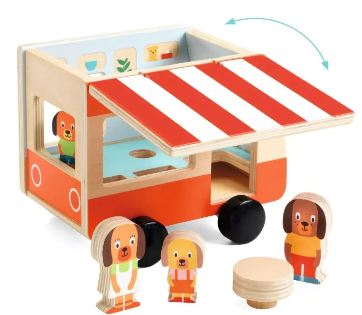 Mini Camper multicolor in legno
