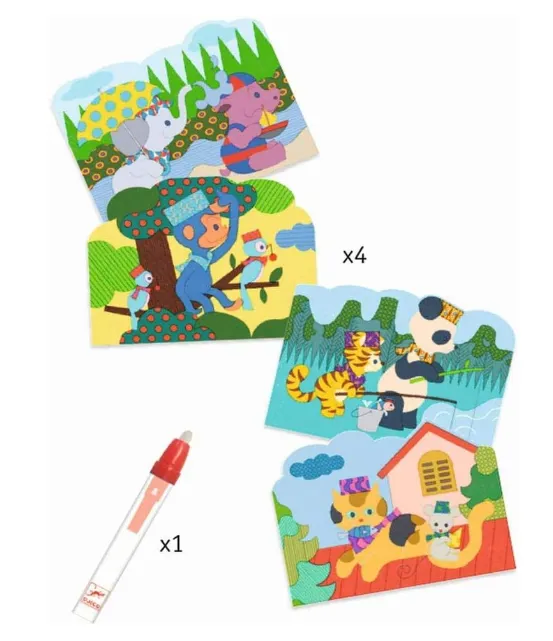 Colorazione magica con penna ad acqua