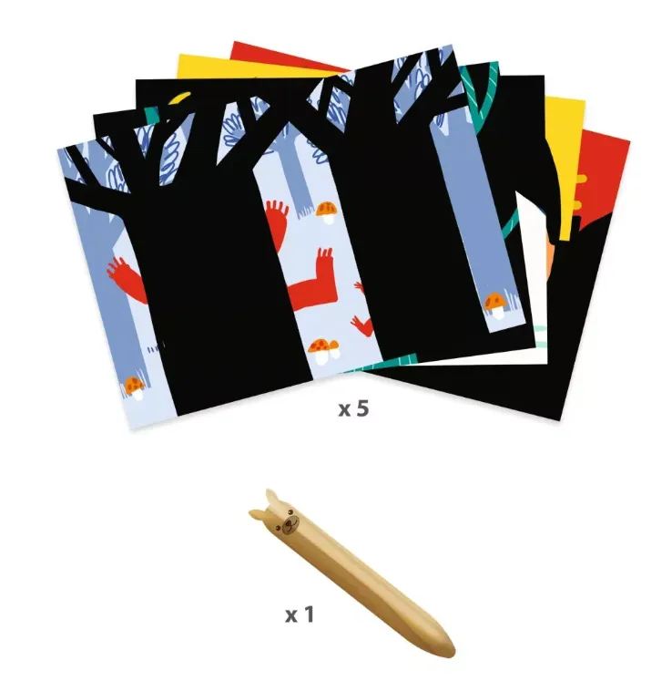 Carte da grattare - Animali