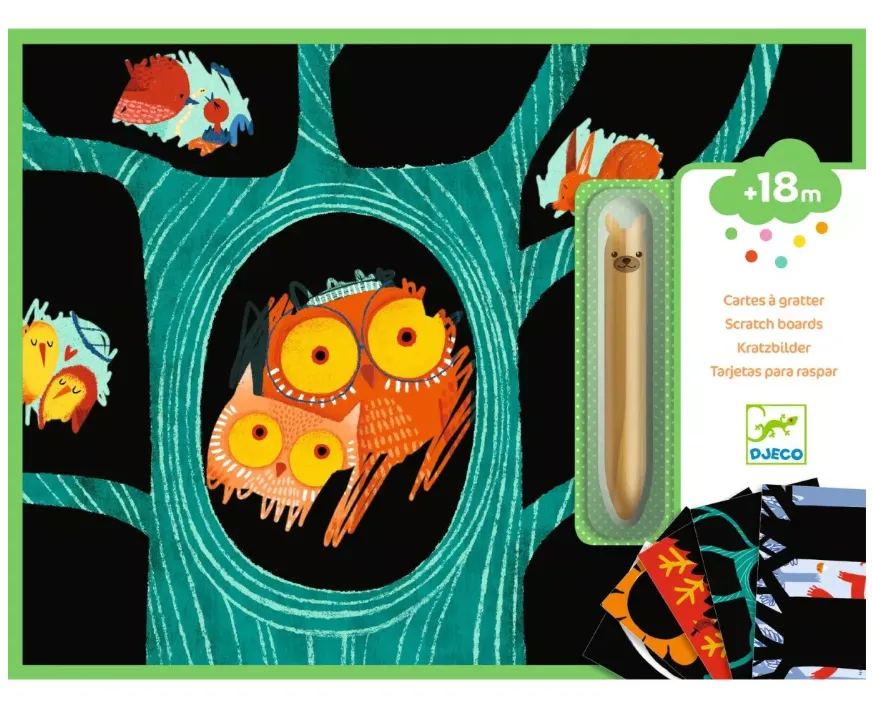 Carte da grattare - Animali