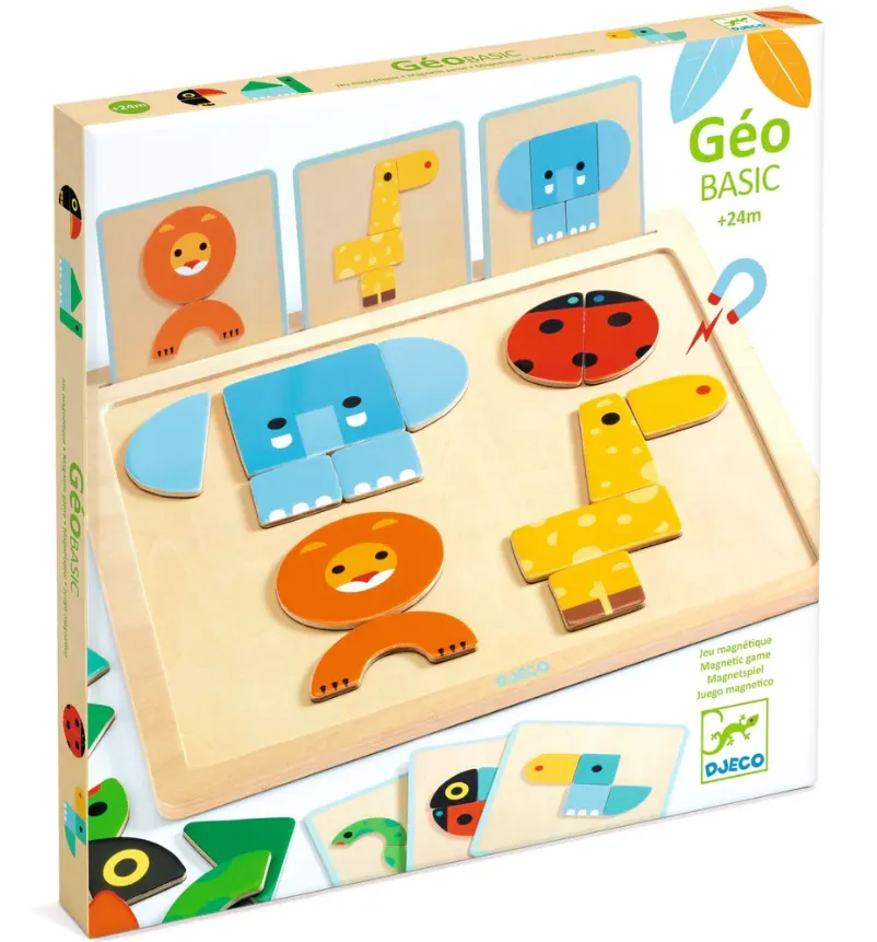 Geobasic - Gioco magnetico in legno