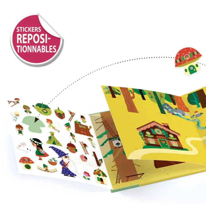Storie di Stickers (riposizionabili) - Foresta Magica
