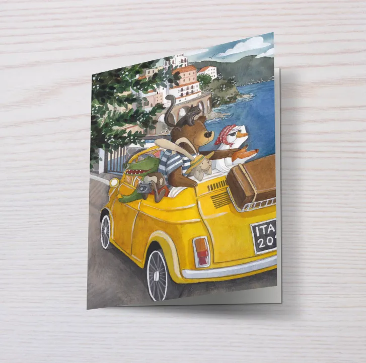 Biglietto di auguri con busta Viaggio