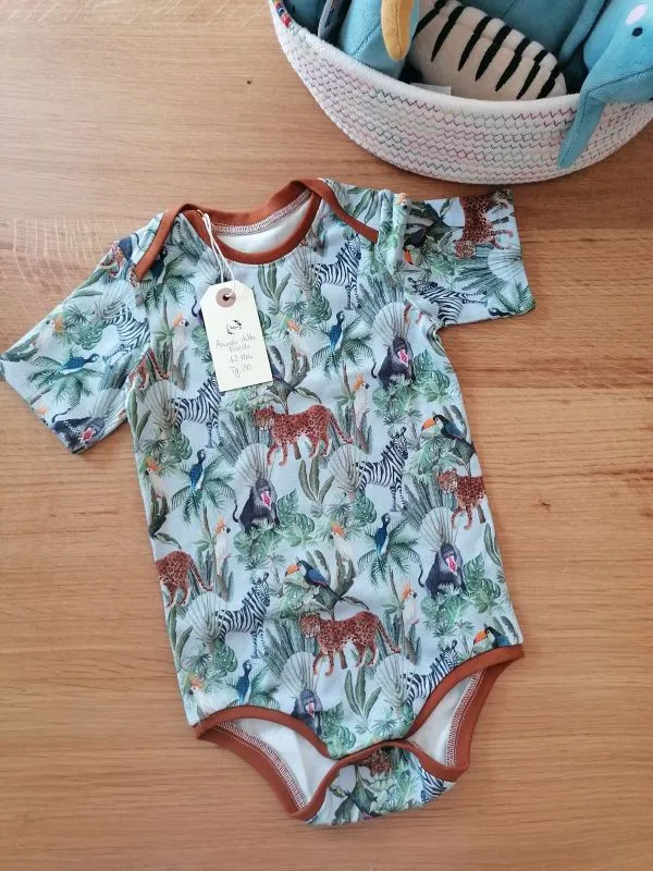 Body taglia 12 mesi - fantasia Giungla