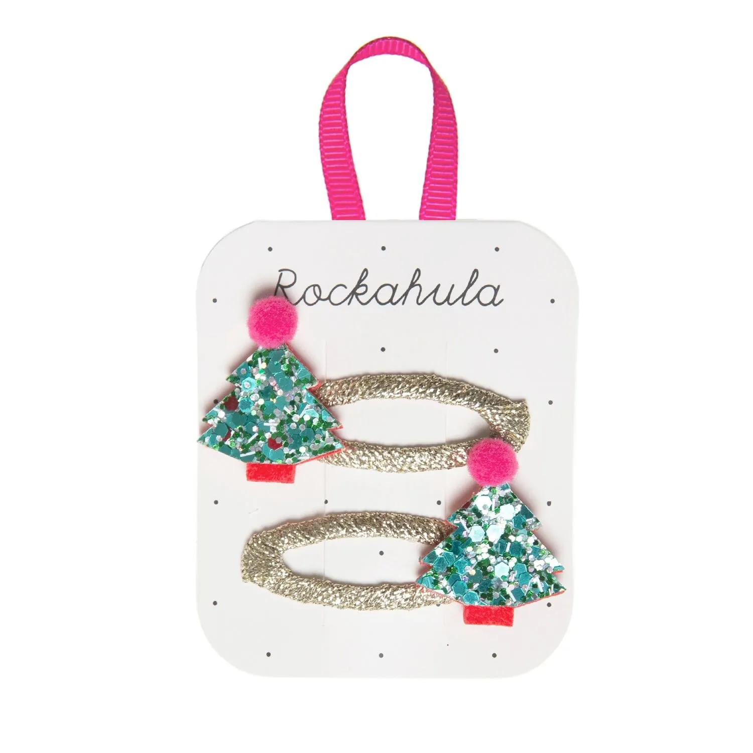 Mollette albero di Natale glitter