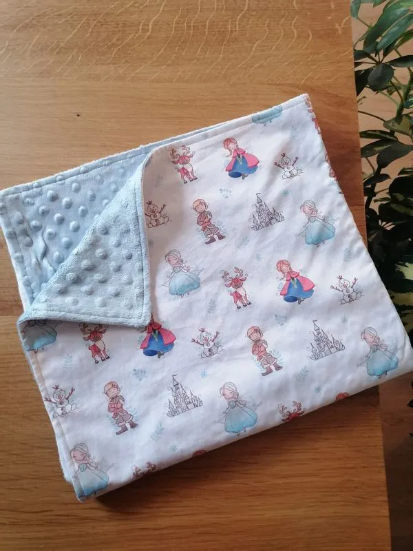 Copertina pile e cotone Frozen