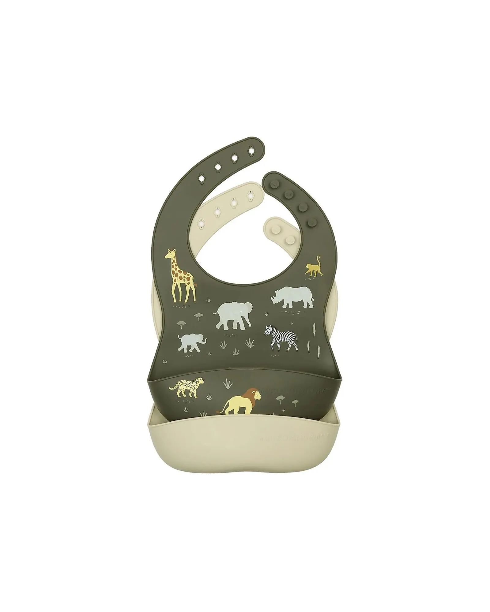 Set 2 bavaglie in silicone Savana
