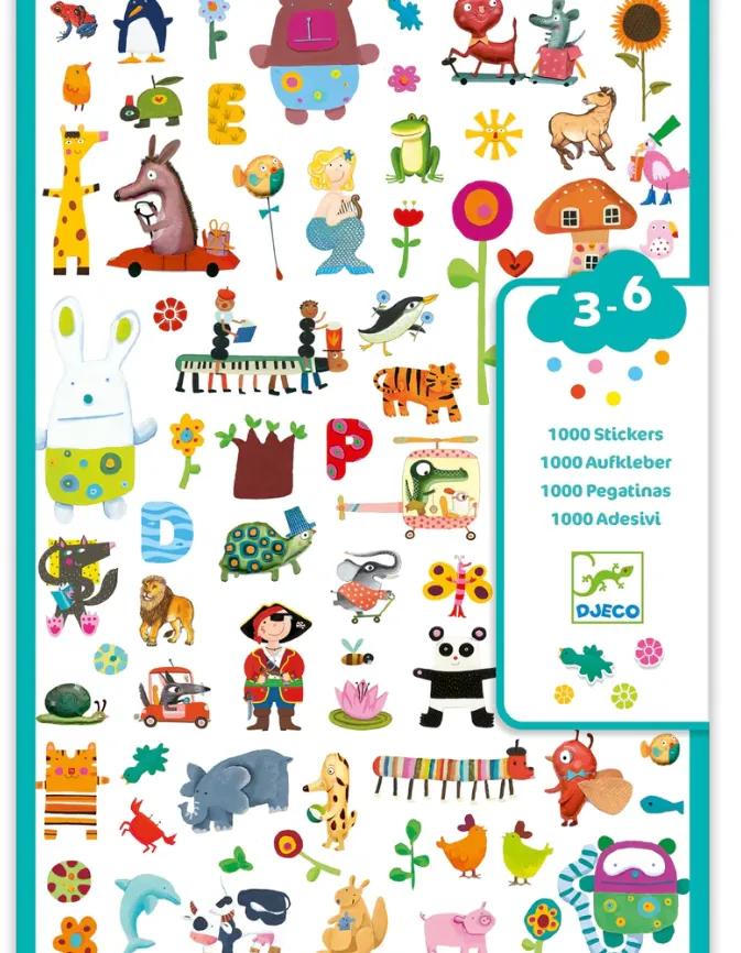 1000 Sticker per i più piccoli