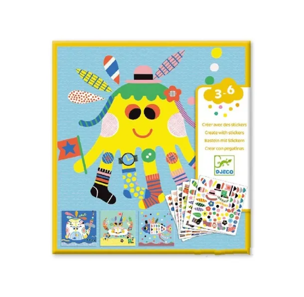 Crea con gli stickers - mare