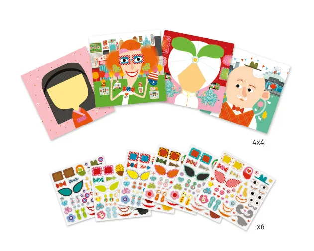 Crea con gli stickers - Tutti diversi