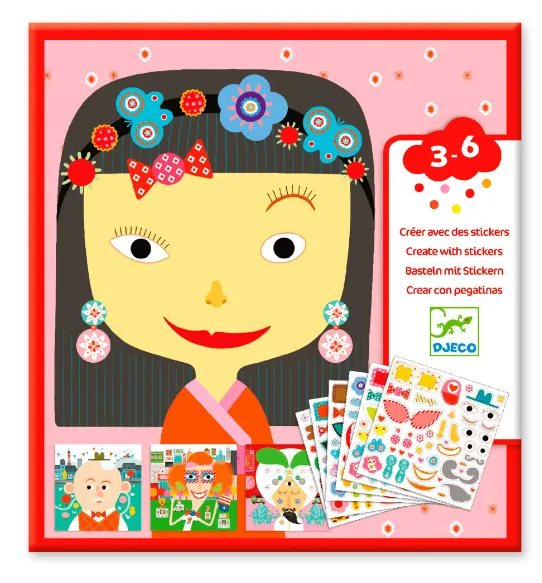 Crea con gli stickers - Tutti diversi