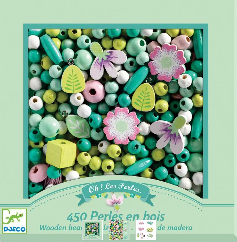 Set perline Fiori e foglie