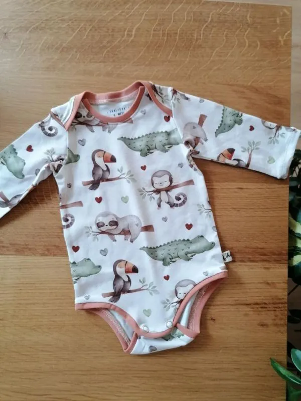 Body taglia 6 mesi - fantasia Animali giungla