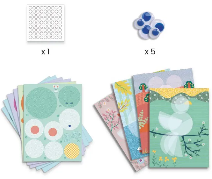 Crea personaggi con la carta Round and Round