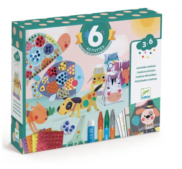 Gioco creativo multiattività Gli animali e le loro case