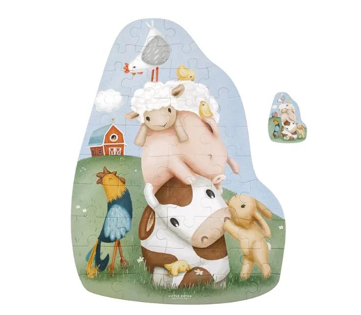 Puzzle maxi sagomato - Piccola fattoria
