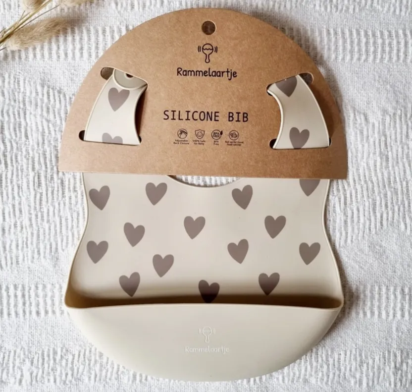 Bavaglia in silicone Cuori