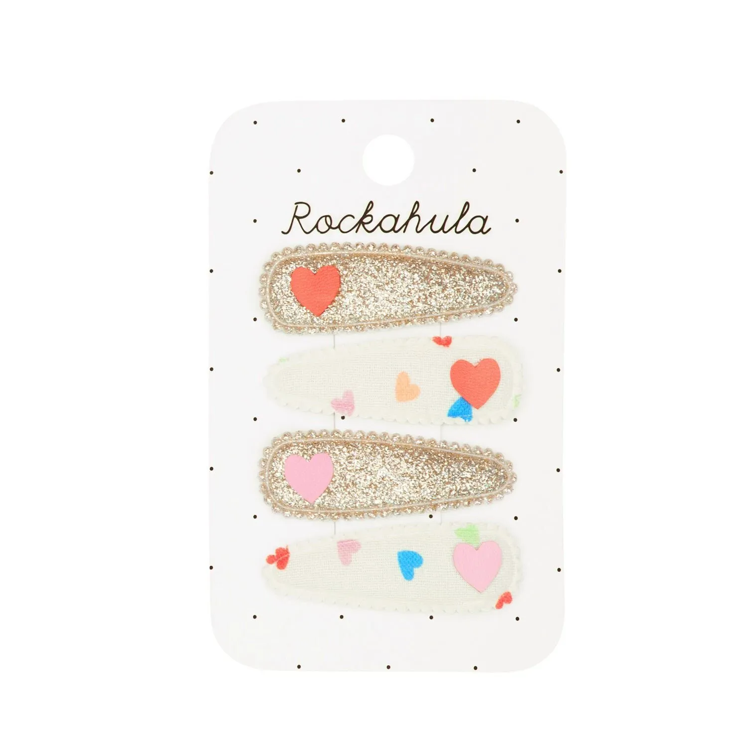 Mollette cuori arcobaleno