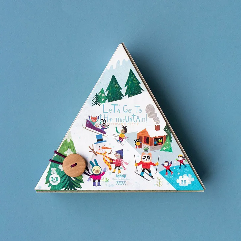 Puzzle reversibile Andiamo in montagna