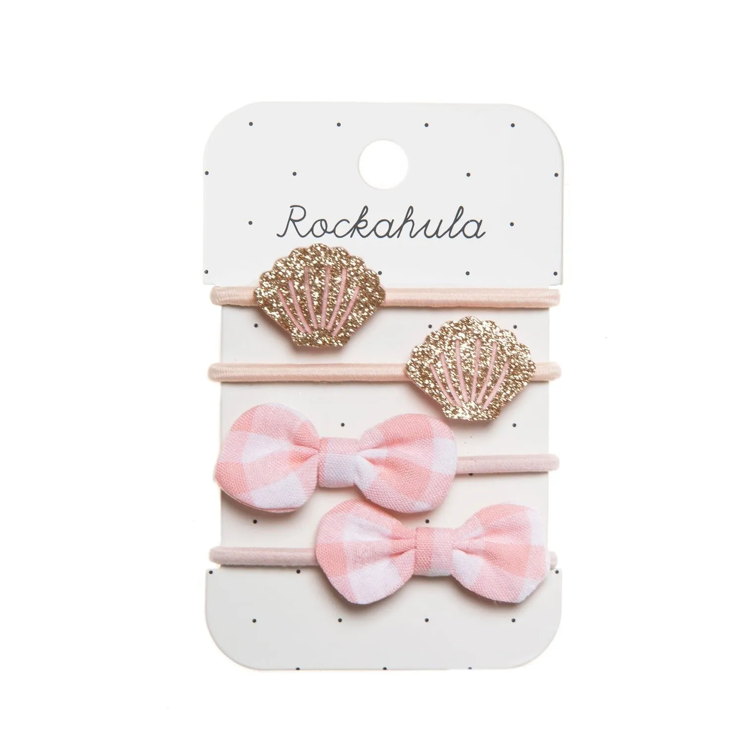 Elastici conchiglie e fiocchi