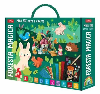 La foresta magica. Mega box arts & craft