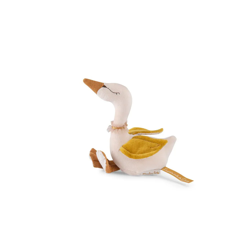 Sonaglio cigno dettagli oro