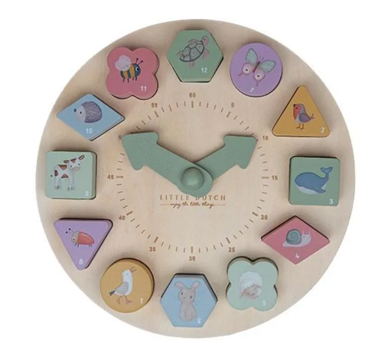 Puzzle orologio in legno