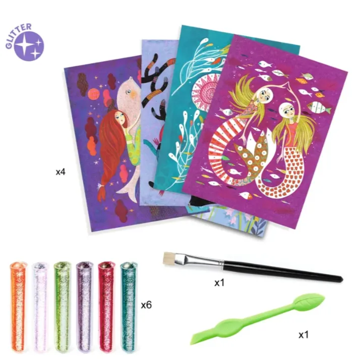 Gioco creativo sirene glitter