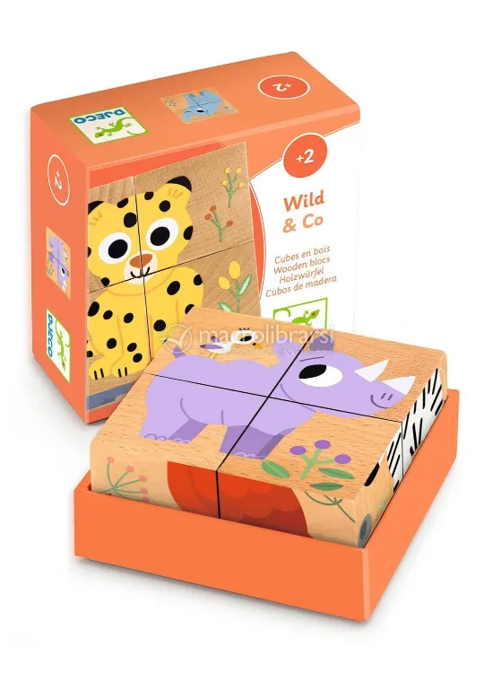 Cubi in legno Wild & Co