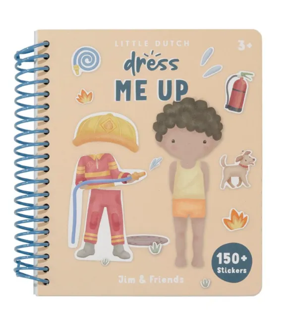 Libro Dress me up con adesivi Jim & Friends