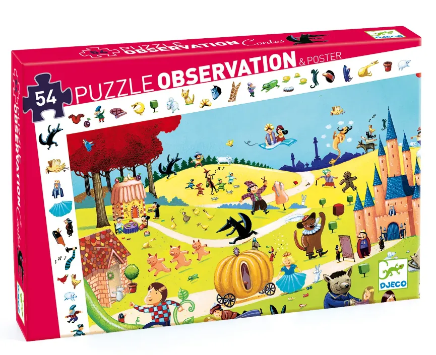 Puzzle di osservazione Fiabe - 54 pz