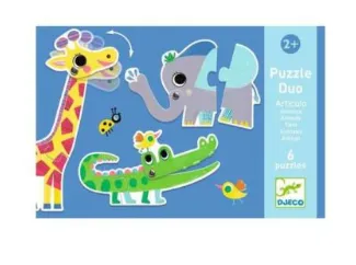 Puzzle duo animali articolati