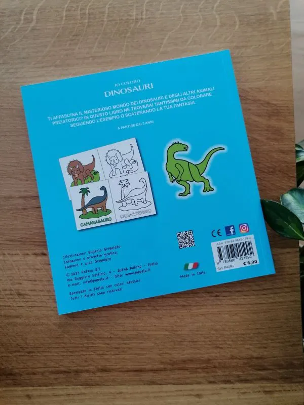 Dinosauri da colorare - Papelu