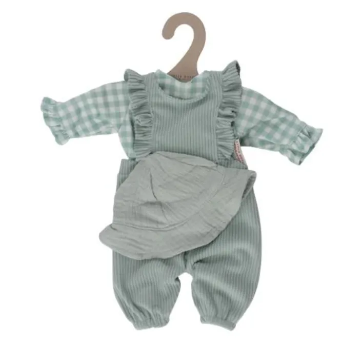 Vestito per bambole verde
