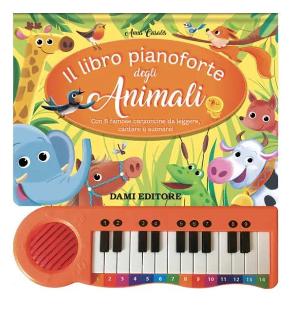 Il libro pianoforte degli animali con QR code per ascoltare