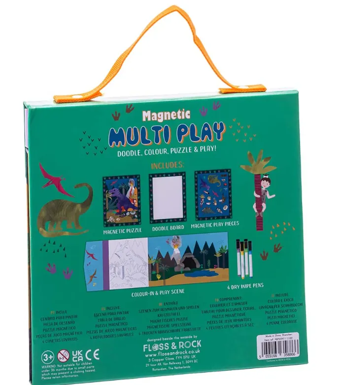 Multi gioco magnetico - Dinosauri
