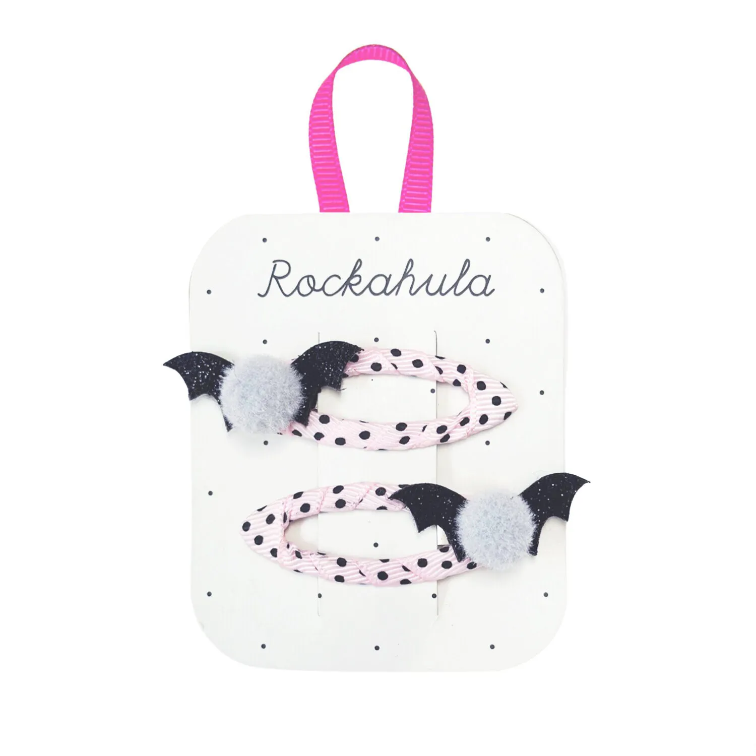 Mollette pipistrello Pom Pom - Halloween