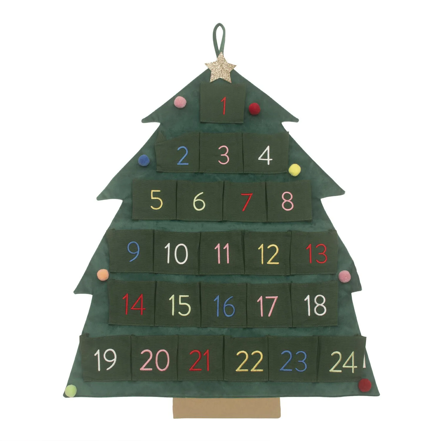 Calendario dell'Avvento Albero di Natale