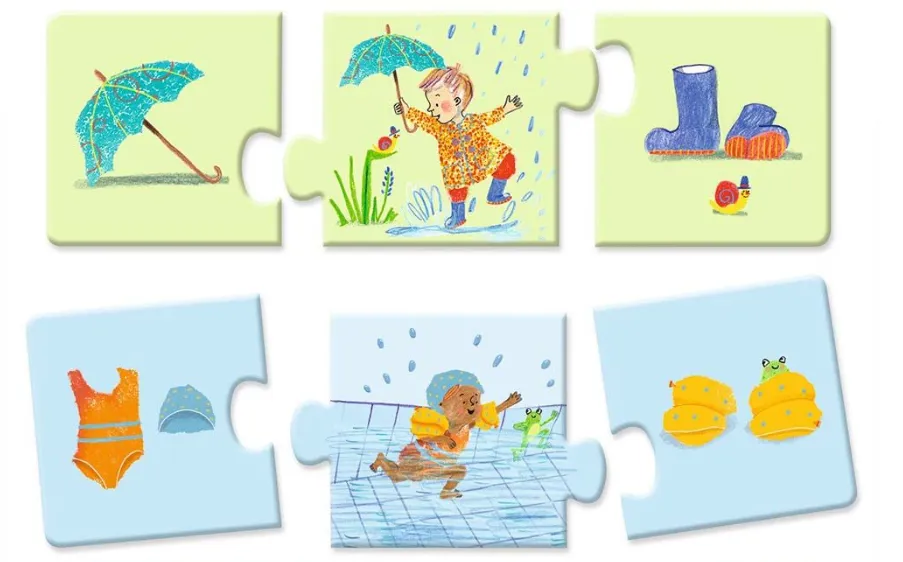 Puzzle Trio La mia giornata