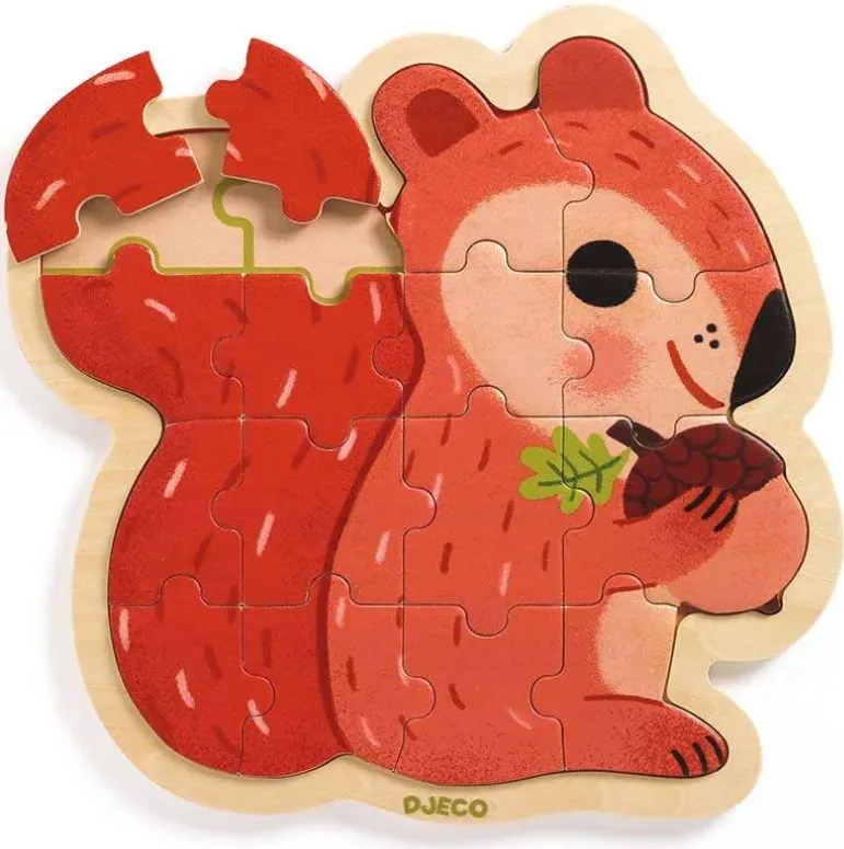Puzzle in legno Scoiattolo